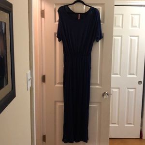 Royal blue maxi dress